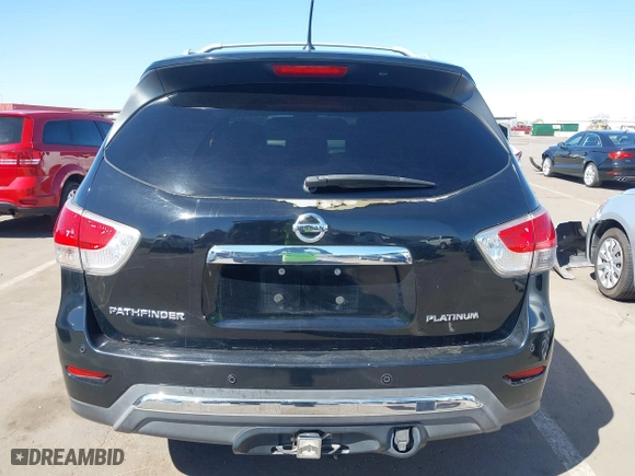 2013 Nissan Pathfinder SL with VIN 5N1AR2MN7DC615401, listed as a IAAI auction lot 41851881 with 150,266 mi miles. Bid and sale history available at carsss.com. Image 16.