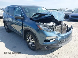 2016 Honda Pilot EX-L z VIN 5FNYF5H51GB050853, wystawiony jako IAAI lot #42172293 z przebiegiem 91 227 mil mil oraz . Historia ofert i sprzedaży dostępna na DreamBid. Obrazek 1.