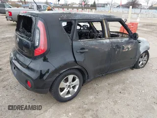 2017 Kia Soul with VIN KNDJN2A29H7488885, listed as a IAAI auction lot 41825703 with 1 mi miles. Bid and sale history available at carsss.com. Image 4.