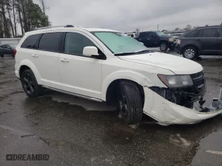2020 Dodge Journey Crossroad with VIN 3C4PDCGB2LT259401, listed as a Copart auction lot 45880165 with 16,741 mi miles and Salvage Title. Bid and sale history available at carsss.com. Image 4.