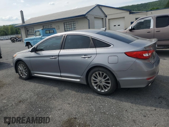 2015 Hyundai Sonata Sport with VIN 5NPE34AF8FH126531, listed as a Copart auction lot 56660495 with 132,099 mi miles and Salvage title. Bid and sale history available at DreamBid. Image 2.