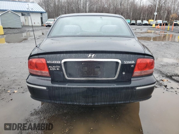 2003 Hyundai Sonata GLS with VIN KMHWF35H93A889433, listed as a Copart auction lot 52028295 with 159,566 mi miles and Salvage Title. Bid and sale history available at carsss.com. Image 6.