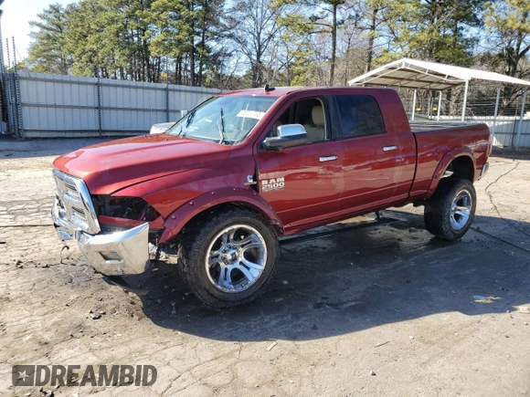 2013 Ram 2500 Laramie with VIN 3C6UR5NL1DG609887, listed as a Copart auction lot 46000765 with 245,573 mi miles and Salvage Title. Bid and sale history available at carsss.com. Image 1.
