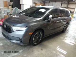 2024 Honda Odyssey Elite with VIN 5FNRL6H97RB031524, listed as a IAAI auction lot 41928350 with 11,681 mi miles. Bid and sale history available at carsss.com. Image 17.
