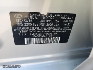 2017 Hyundai Elantra GT with VIN KMHD35LH7HU381160, listed as a Copart auction lot 72201344 with 101,381 mi miles and Salvage Title. Bid and sale history available at carsss.com. Image 12.