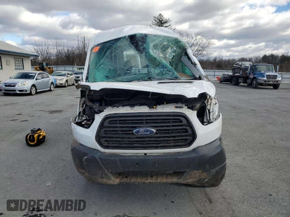 2019 Ford Transit with VIN 1FTYR2CM7KKB65988, listed as a Copart auction lot 56770645 with Not Provided miles and Salvage Title. Bid and sale history available at DreamBid. Image 5.