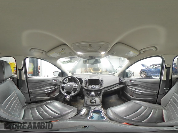 2015 Ford Escape Titanium with VIN 1FMCU9JX0FUA03009, listed as a Copart auction lot 50948755 with 133,748 mi miles and Salvage Title. Bid and sale history available at DreamBid. Image 13.