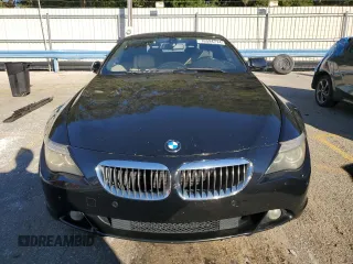 2007 BMW 6 Series 650i with VIN WBAEK13567CN81006, listed as a Copart auction lot 76594774 with 0 mi miles and Salvage Title. Bid and sale history available at carsss.com. Image 5.