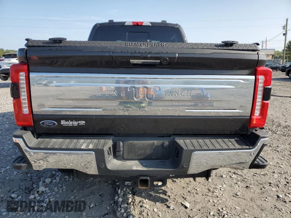 2024 Ford F-250 XL with VIN 1FT8W2BT9REE19856, listed as a Copart auction lot 51233515 with 20,653 mi miles and Salvage title. Bid and sale history available at DreamBid. Image 6.