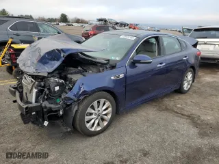 2016 Kia Optima EX with VIN 5XXGU4L34GG101325, listed as a Copart auction lot 49694385 with 78,012 mi miles and Salvage Title. Bid and sale history available at carsss.com. Image 1.