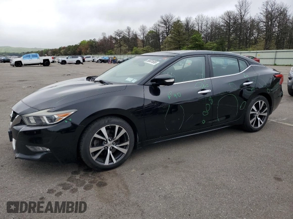 2016 Nissan Maxima SV z VIN 1N4AA6AP0GC397126, wystawiony jako Copart lot #56601695 z przebiegiem 103 990 mil mil oraz Szkoda całkowita • Salvage title. Historia ofert i sprzedaży dostępna na DreamBid. Obrazek 1.