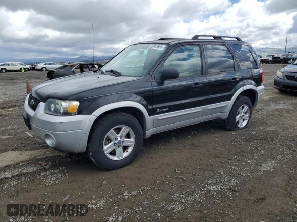 2007 Ford Escape Hybrid with VIN 1FMCU49H07KB70757, listed as a Copart auction lot 56345955 with 174,336 mi miles and Clean title. Bid and sale history available at DreamBid. Image 1.