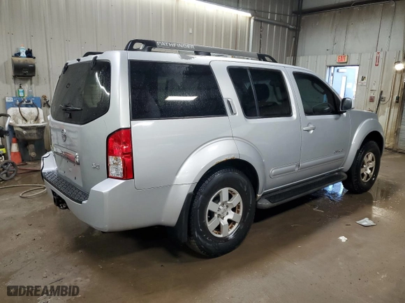 2005 Nissan Pathfinder LE with VIN 5N1AR18W45C738782, listed as a Copart auction lot 46567865 with 94,082 mi miles and Salvage Title. Bid and sale history available at carsss.com. Image 3.