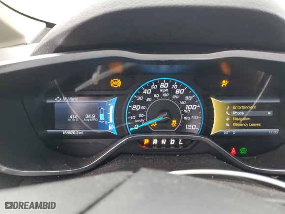 2013 Ford C-Max Hybrid SEL with VIN 1FADP5BU4DL547325, listed as a Copart auction lot 50646715 with 158,520 mi miles and Salvage Title. Bid and sale history available at carsss.com. Image 9.