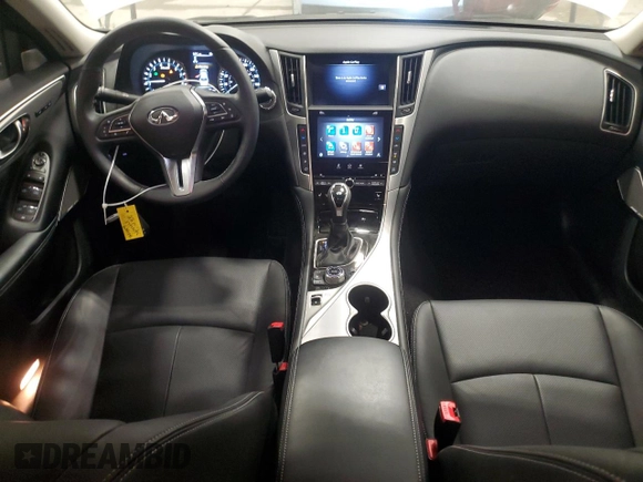 2022 Infiniti Q50 Luxe z VIN JN1EV7BR7NM340311, wystawiony jako Copart lot #53694445 z przebiegiem 12 308 mil mil oraz Szkoda całkowita • Salvage title. Historia ofert i sprzedaży dostępna na DreamBid. Obrazek 8.