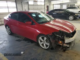 2013 Dodge Dart GT with VIN 1C3CDFCB7DD329363, listed as a Copart auction lot 57789405 with 120,892 mi miles and Salvage title. Bid and sale history available at DreamBid. Image 4.