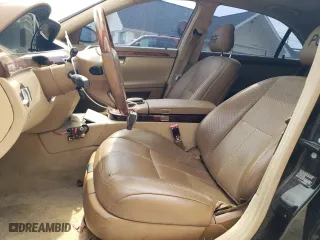 2008 Mercedes-Benz S-Class 5.5L V8 with VIN WDDNG86X98A188968, listed as a Copart auction lot 54815655 with 187,815 mi miles and Clean Title. Bid and sale history available at carsss.com. Image 7.