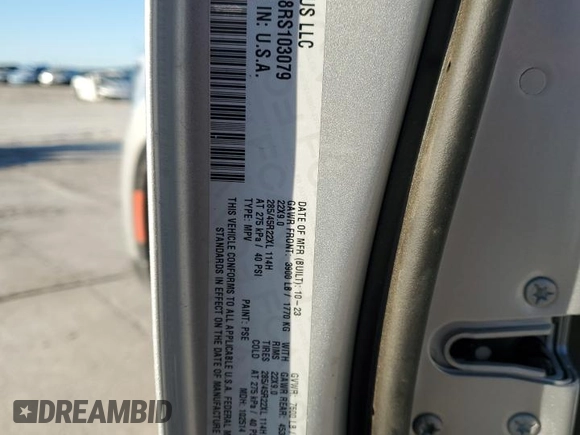 2024 Jeep Wagoneer Series II Carbide with VIN 1C4SJSBP8RS103079, listed as a Copart auction lot 47974685 with 15,990 mi miles and Salvage Title. Bid and sale history available at DreamBid. Image 15.