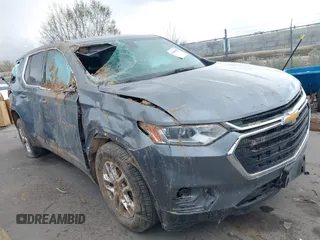 2019 Chevrolet Traverse LS with VIN 1GNERFKW7KJ286871, listed as a IAAI auction lot 41949020 with 68,308 mi miles and . Bid and sale history available at DreamBid. Image 1.
