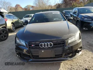 2014 Audi S7 Prestige with VIN WAUW2AFC2EN034654, listed as a Copart auction lot 76705853 with 90,513 mi miles and Salvage Title. Bid and sale history available at carsss.com. Image 5.