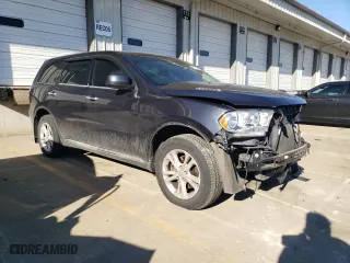 2013 Dodge Durango SXT with VIN 1C4RDJAG1DC637707, listed as a Copart auction lot 42131705 with 0 mi miles and Salvage Title. Bid and sale history available at carsss.com. Image 4.