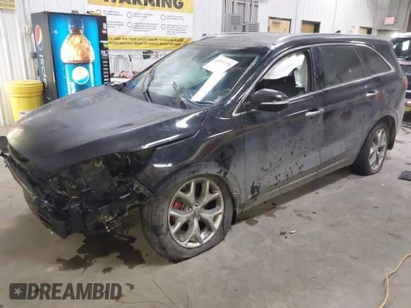 2019 Kia Sorento SX V6 with VIN 5XYPKDA55KG511727, listed as a IAAI auction lot 41531770 with 99,237 mi miles. Bid and sale history available at carsss.com. Image 2.