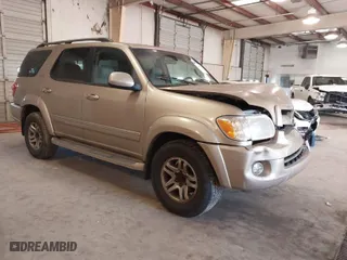 2007 Toyota Sequoia SR5 with VIN 5TDZT34AX7S293240, listed as a IAAI auction lot 41607346 with NaN miles. Bid and sale history available at carsss.com. Image 1.