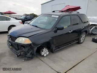 2005 Acura MDX Touring with VIN 2HNYD18695H501990, listed as a Copart auction lot 80396844 with 219,238 mi miles and Salvage Title. Bid and sale history available at carsss.com. Image 1.