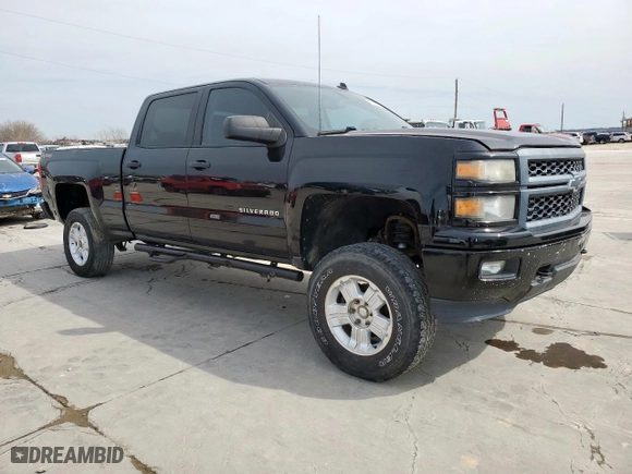 2014 Chevrolet Silverado 1500 LT with VIN 3GCUKREH3EG196310, listed as a Copart auction lot 47783975 with 130,925 mi miles and Salvage Title. Bid and sale history available at carsss.com. Image 4.