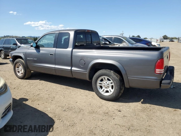 2002 Dodge Dakota z VIN 1B7GL32N62S551525, wystawiony jako Copart lot #48777025 z przebiegiem 91 438 mil mil oraz Czysty tytuł • Clean title. Historia ofert i sprzedaży dostępna na DreamBid. Obrazek 2.