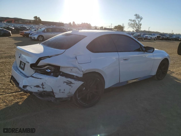 2023 BMW 2 Series M240i with VIN 3MW43CM0XP8C79023, listed as a Copart auction lot 89407375 with 12,065 mi miles and Salvage Title. Bid and sale history available at carsss.com. Image 3.