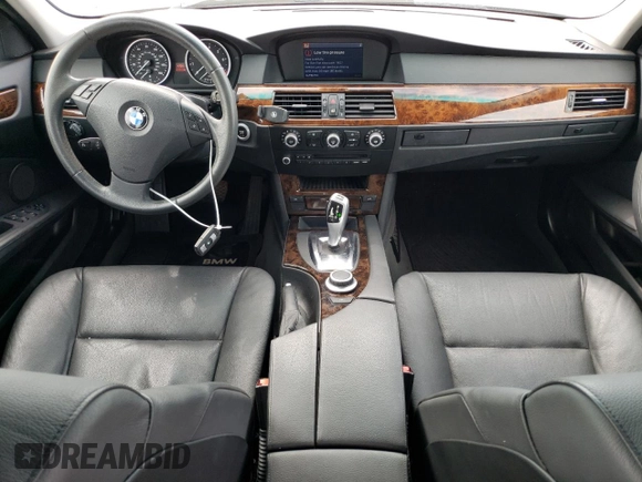 2008 BMW 5 Series 528i with VIN WBANU53558C115067, listed as a Copart auction lot 52243555 with 206,026 mi miles and Clean Title. Bid and sale history available at carsss.com. Image 8.