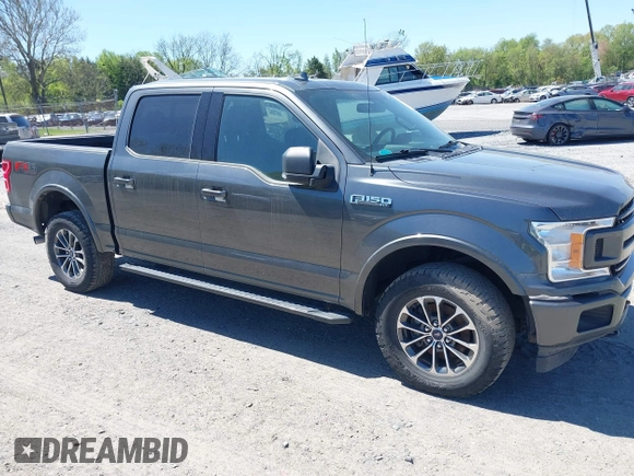 2018 Ford F-150 XL with VIN 1FTEW1EG2JFE55513, listed as a IAAI auction lot 41530354 with 132,617 mi miles. Bid and sale history available at carsss.com. Image 1.