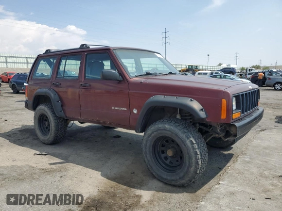2000 Jeep Cherokee SE with VIN 1J4FF28S9YL133208, listed as a Copart auction lot 63827924 with 0 mi miles and Salvage Title. Bid and sale history available at carsss.com. Image 4.