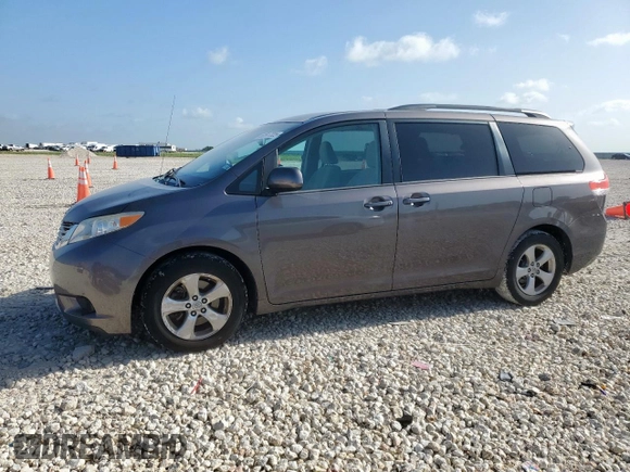 2013 Toyota Sienna LE AAS with VIN 5TDKK3DC7DS307239, listed as a Copart auction lot 62517325 with 173,363 mi miles and Salvage title. Bid and sale history available at DreamBid. Image 1.