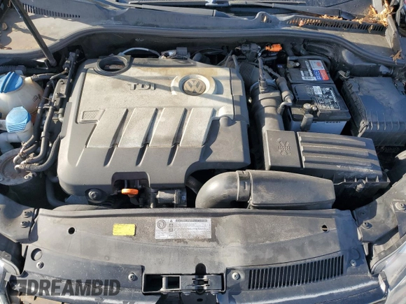 2012 Volkswagen Jetta TDI with VIN 3VWPL7AJ7CM701008, listed as a Copart auction lot 53899445 with 127,900 mi miles and Salvage title. Bid and sale history available at DreamBid. Image 12.