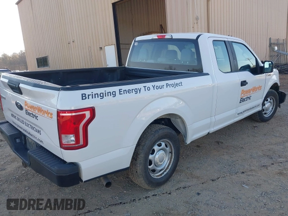 2017 Ford F-150 XL with VIN 1FTEX1C88HFB98232, listed as a IAAI auction lot 41732537 with 209,484 mi miles. Bid and sale history available at carsss.com. Image 4.