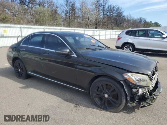 2016 Mercedes-Benz C 300 Luxury with VIN 55SWF4KBXGU172870, listed as a Copart auction lot 54019325 with Not provided miles and Clean title. Bid and sale history available at DreamBid. Image 4.