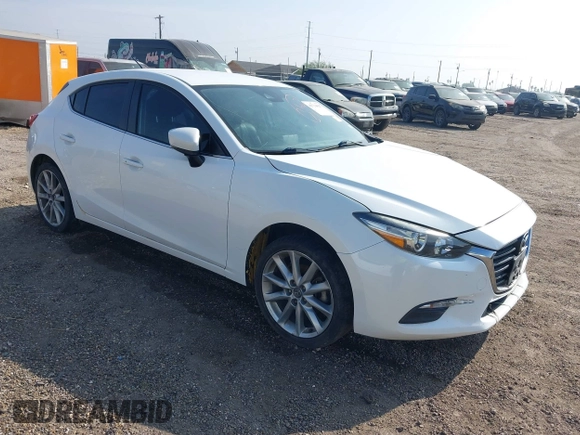 2017 Mazda 3 Touring with VIN 3MZBN1L77HM157118, listed as a IAAI auction lot 41734627 with 132,452 mi miles and . Bid and sale history available at DreamBid. Image 1.