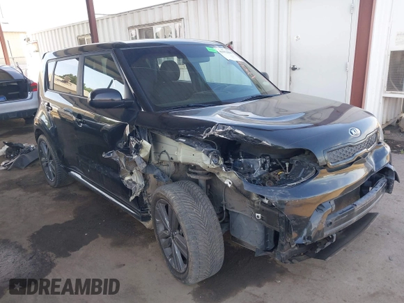 2016 Kia Soul + with VIN KNDJP3A5XG7348174, listed as a IAAI auction lot 41912003 with 106,292 mi miles. Bid and sale history available at carsss.com. Image 1.