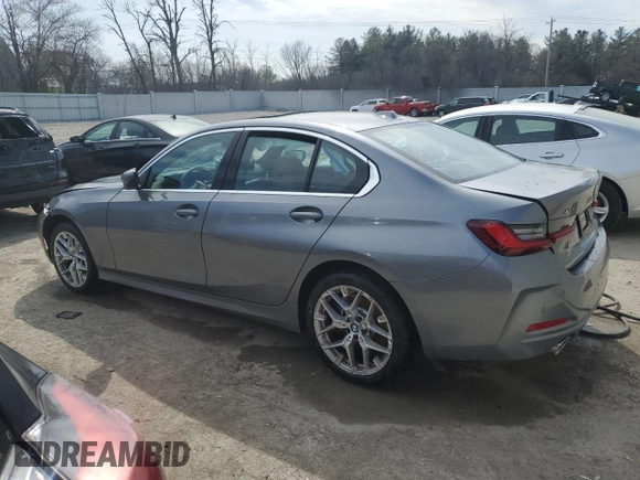 2025 BMW 3 Series 330i xDrive with VIN 3MW89CW01S8F37225, listed as a Copart auction lot 54339895 with 2,294 mi miles and Clean Title. Bid and sale history available at carsss.com. Image 2.