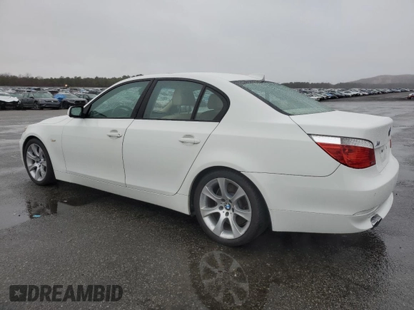 2006 BMW 5 Series 550i with VIN WBANB535X6CP01394, listed as a Copart auction lot 81225264 with 124,599 mi miles and Salvage Title. Bid and sale history available at DreamBid. Image 2.