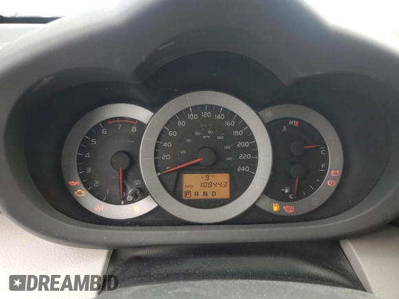 2012 Toyota RAV4 with VIN 2T3JK4DV2CW087282, listed as a Copart auction lot 41819965 with 108,443 mi miles and Clean Title. Bid and sale history available at carsss.com. Image 9.