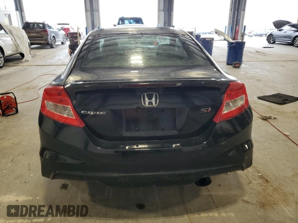 2012 Honda Civic Si with VIN 2HGFG4A53CH708655, listed as a Copart auction lot 55245035 with 141,209 mi miles and Salvage title. Bid and sale history available at DreamBid. Image 6.