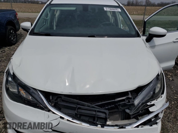 2017 Chrysler Pacifica Touring with VIN 2C4RC1DG5HR518845, listed as a Copart auction lot 51566695 with 100,214 mi miles and Salvage Title. Bid and sale history available at DreamBid. Image 12.