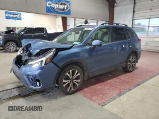 2021 Subaru Forester Limited z VIN JF2SKAUC4MH478282, wystawiony jako Copart lot #58697475 z przebiegiem 135 997 mil mil oraz Szkoda całkowita • Salvage title. Historia ofert i sprzedaży dostępna na DreamBid. Obrazek 1.
