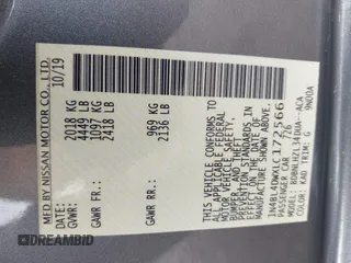 2020 Nissan Altima SV z VIN 1N4BL4DWXLC172566, wystawiony jako IAAI lot #42359457 z przebiegiem 122 856 mil mil oraz . Historia ofert i sprzedaży dostępna na DreamBid. Obrazek 9.