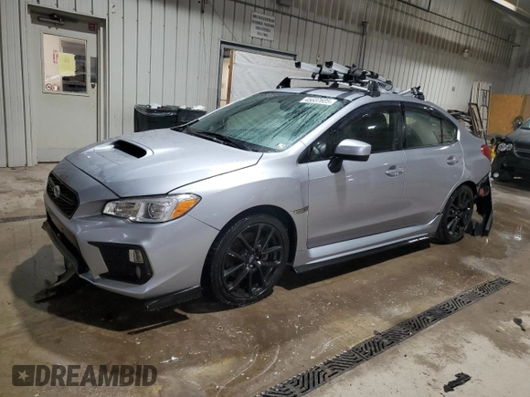 2020 Subaru WRX Premium with VIN JF1VA1C61L9805178, listed as a Copart auction lot 45537605 with 57,453 mi miles and Salvage Title. Bid and sale history available at carsss.com. Image 1.