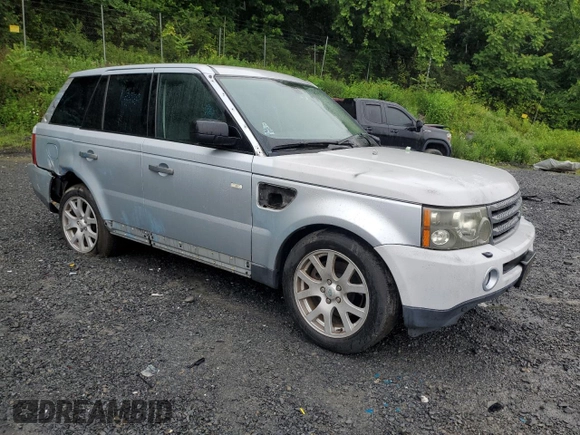 2009 Land Rover Range Rover Sport HSE with VIN SALSK25459A193479, listed as a Copart auction lot 61149845 with 124,104 mi miles and Salvage title. Bid and sale history available at DreamBid. Image 4.