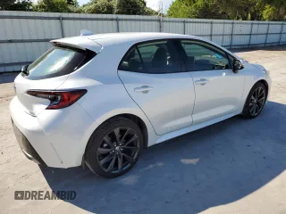 2023 Toyota Corolla Hatchback XSE with VIN JTNC4MBE1P3212783, listed as a Copart auction lot 71613314 with 15,779 mi miles and Salvage Title. Bid and sale history available at carsss.com. Image 3.